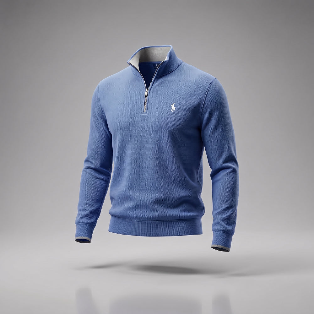 RL Cotton Half-Zip Jumper