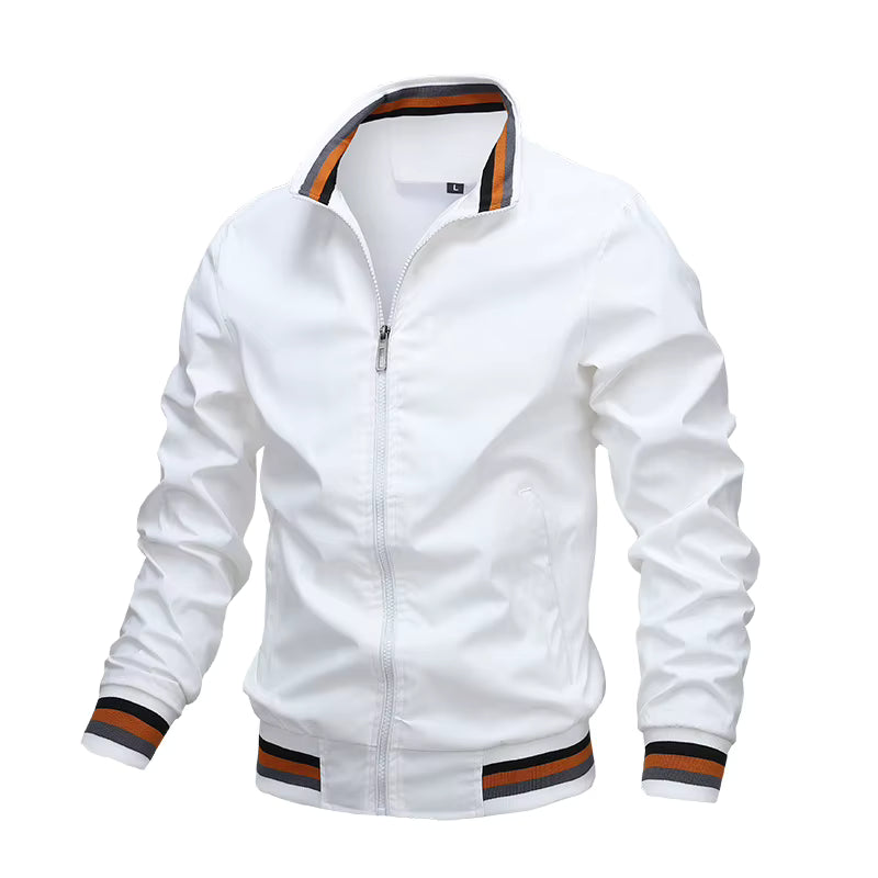 Varsity Bomber — Ivory | LX
