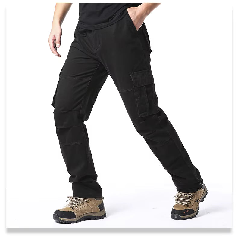 Tactical Cargo Trousers — Black | LX